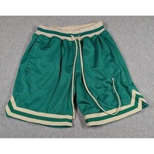 MNML Men Shorts Small Retro Mesh Thick‎ Heavy Performance Athletic White Trim